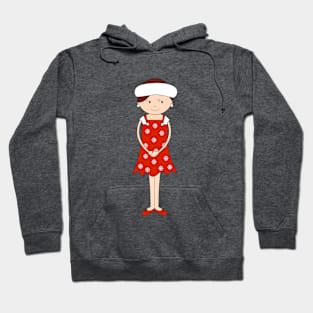 Christmas Winter Girl Digital Art | Christmas Special | illusima Hoodie